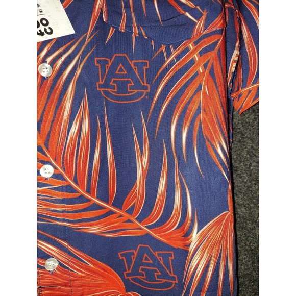 Auburn Tigers Hawaiian Shirt Button Down All Over Print Size Small - Picture 3 of 4
